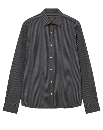Mos Mosh Gallery - MMGMarco Oxford Stripe Skjorte - Salute Navy